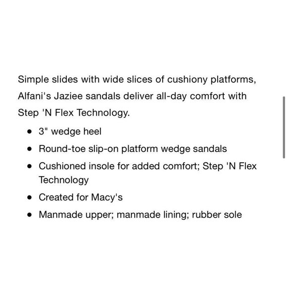 Alfani Step N Flex Sandal - Picture 7 of 7